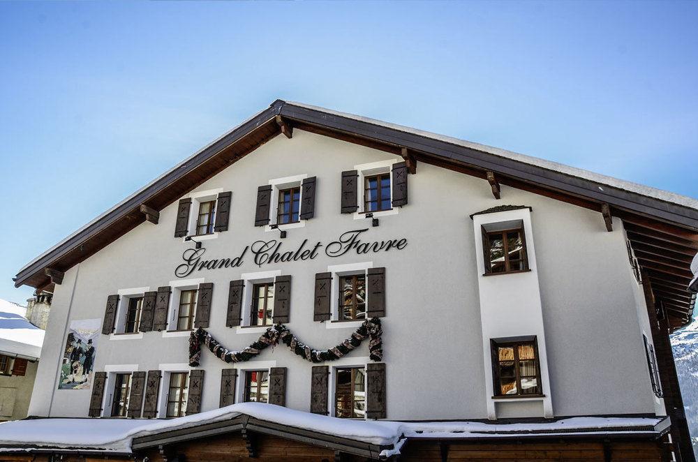 Hotel Le Grand Chalet Favre Saint-Luc Eksteriør billede