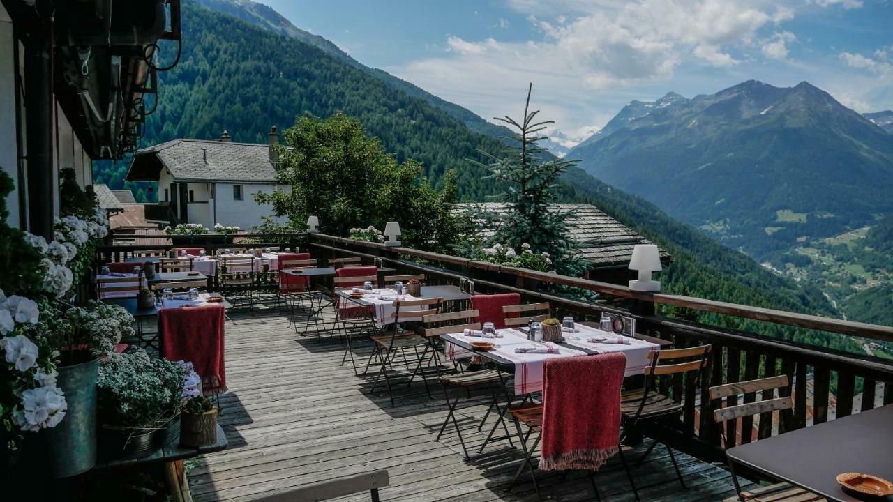 Hotel Le Grand Chalet Favre Saint-Luc Eksteriør billede